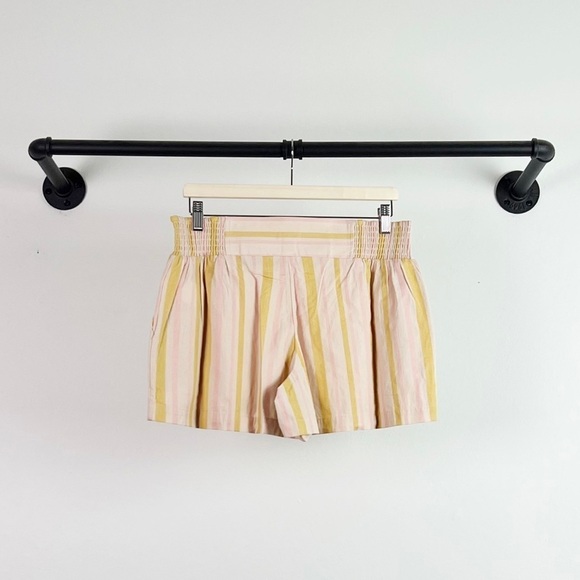 NWT Roxy Handmade Life Pull On High Waisted Striped Shorts - Picture 10 of 11